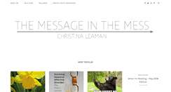 Desktop Screenshot of christinaleaman.com